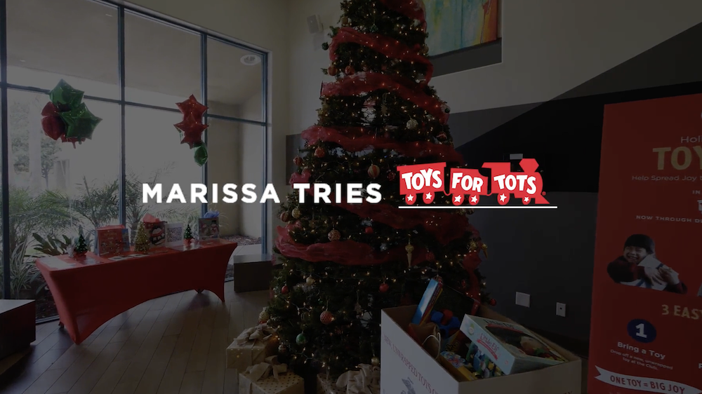 Marissa Tries Toys for Tots