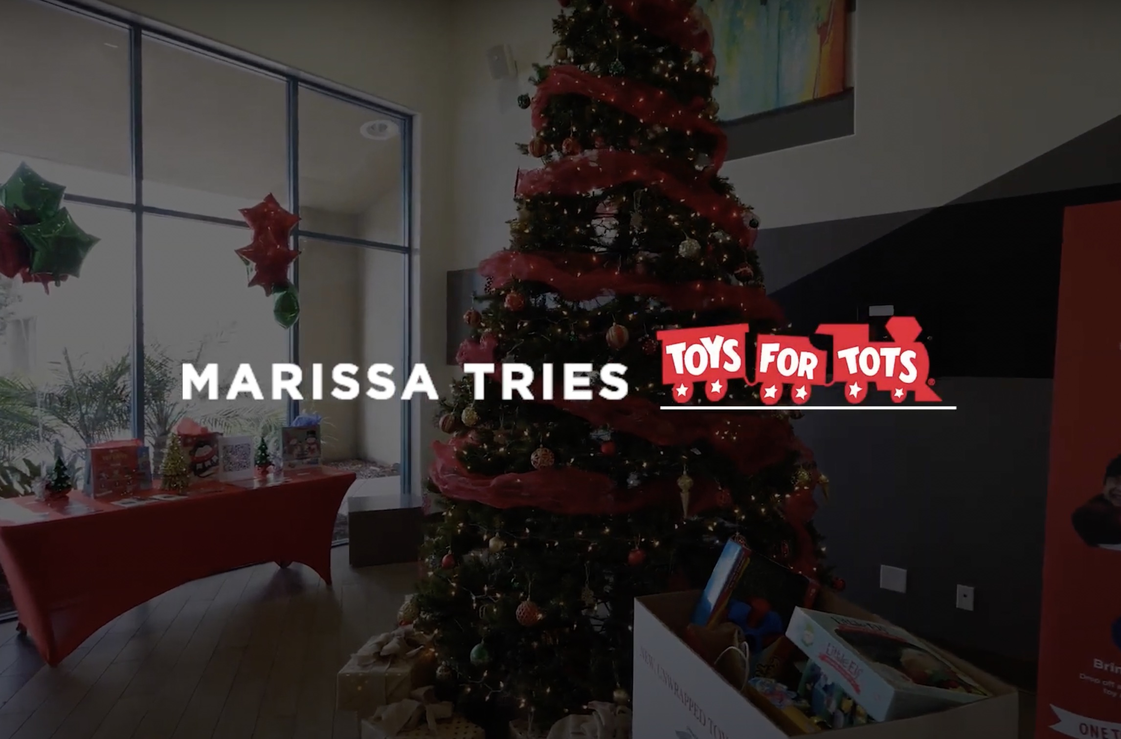 Marissa Tries Toys for Tots